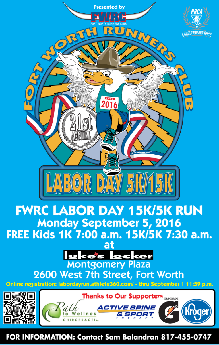 Labor Day Run! Fort Worth Runners Club