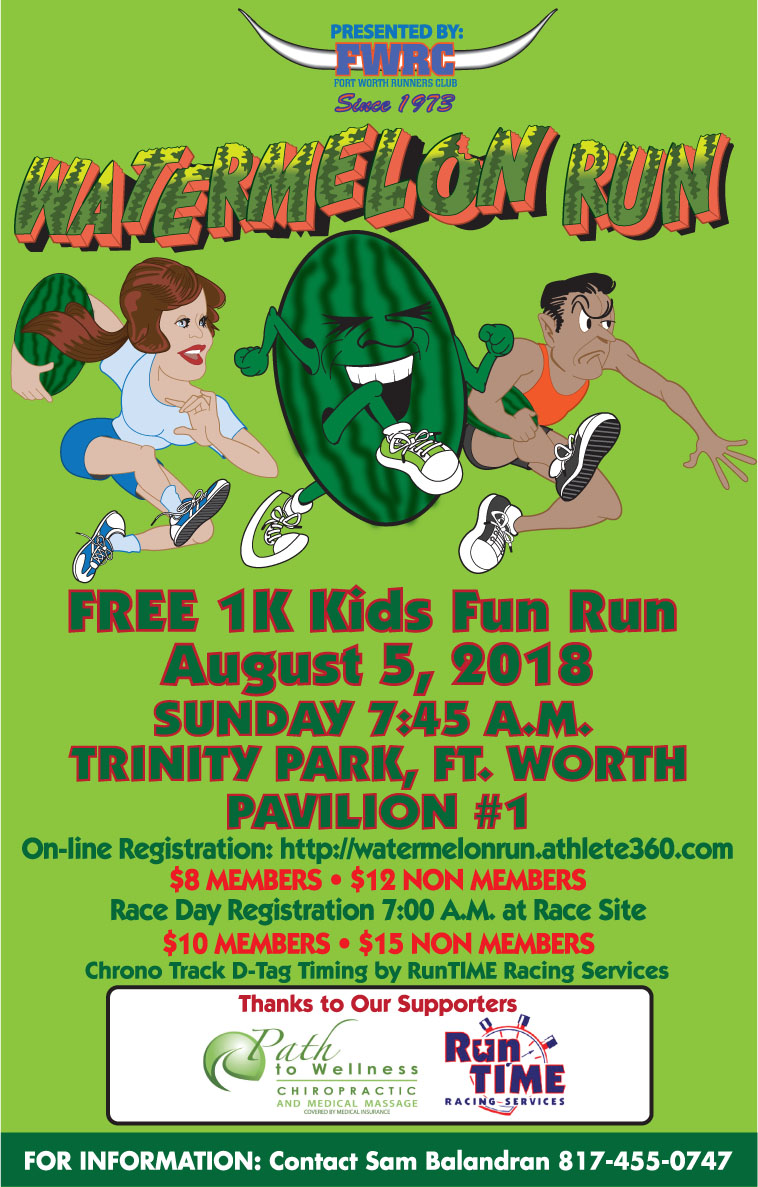 Watermelon 5k & 1Mile Relay Fort Worth Runners Club